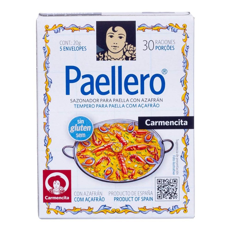 Paellero Paella Seasoning from Spain (5 packets) 2 Pack