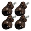 Gatuida 4pcs Replacement Caster Wheels for Office Chairs Swivel Design