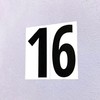 40 Pieces, 6" - Vinyl Number Stickers, Waterproof Large Stick