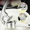 Stainless Steel Garlic Press, Garlic Press, Garlic Press, Dishwasher Safe,