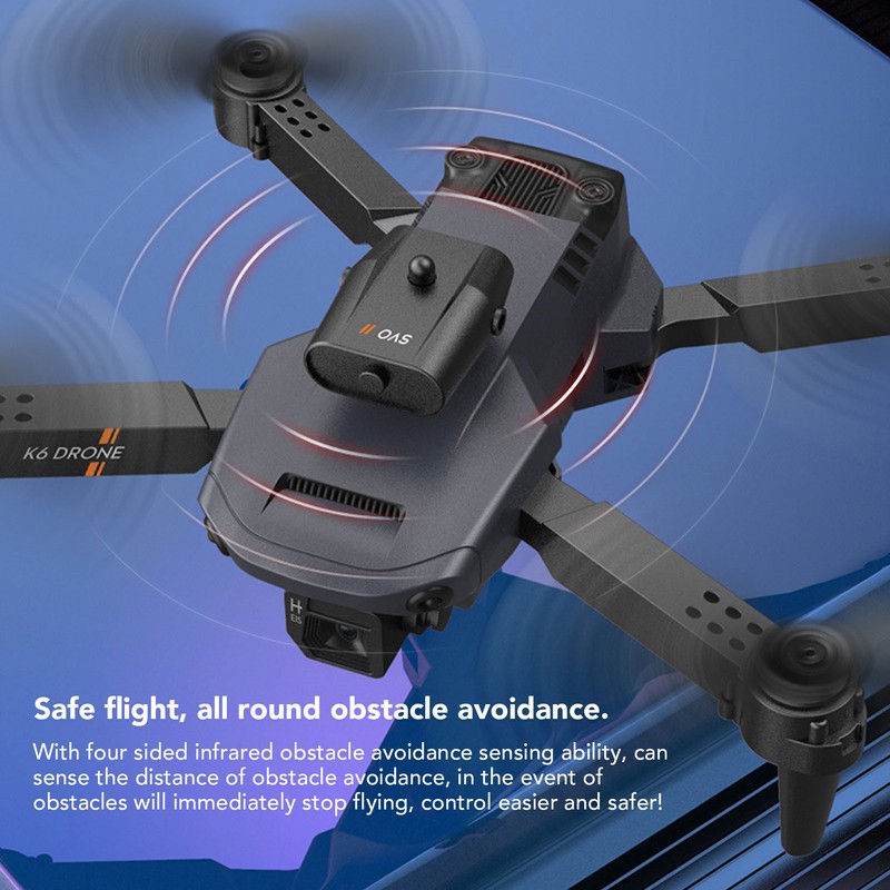 Four Way Obstacle Avoidance Drone 4K HD 50x Zoom Foldable