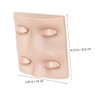 Ipetboom Realistic Eyelash Practice Mannequin Head for Lashes Lash Extensions