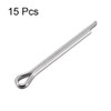 sourcing map Split Cotter Pin - 4mm x 35mm 304