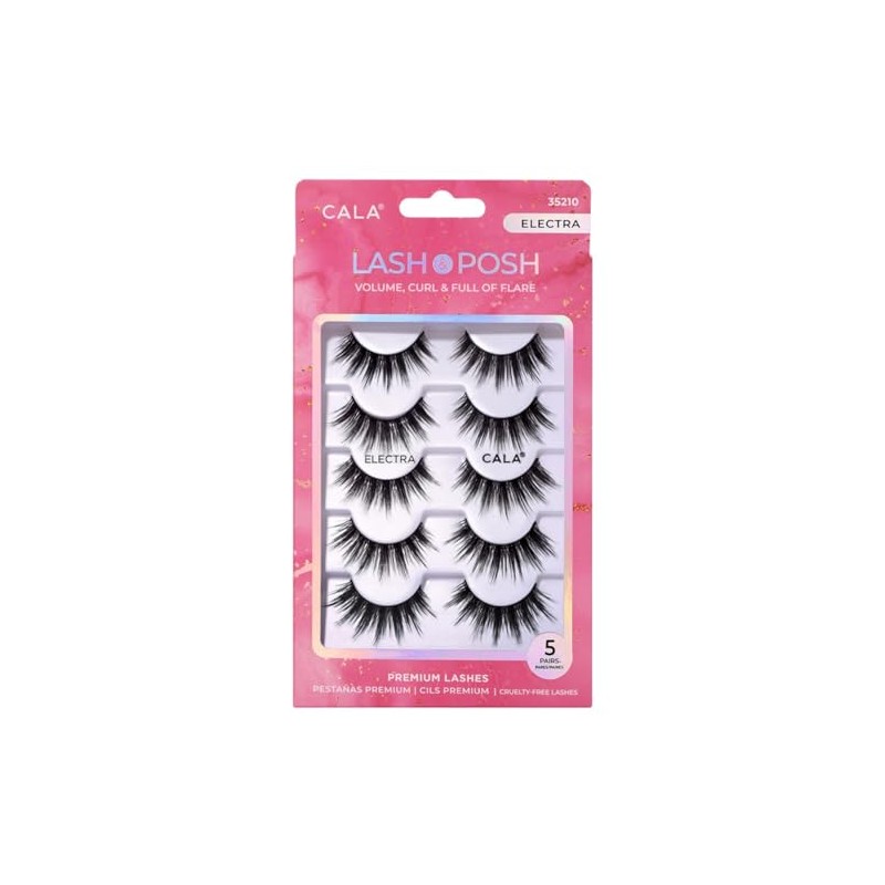CALA - "Lash & Posh" pestañas postizas multidimensionales y ligeras