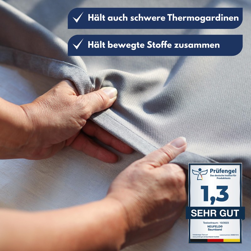 NEUFELD® Hemming Tape for Ironing, 25 m (including Instruction [English