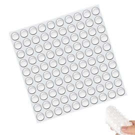100 Stück Gummipuffer Selbstklebend, Gummifüße Selbstklebend, Anschlagpuffer Selbstklebend, Elastikpuffer Transparent, Für Möbel Notebook, Schränke, Schubladen (10mm)