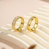 MILACOLATO 18K Gold Plated Rings for Women Men Non Tarnish