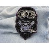 Finally Home Large Biker Gorilla Patch for Iron-On Motorcycle Cowl