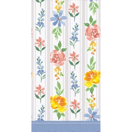 Floral Guest Towels - 32 Count (2 Packages of 16CT) 3-Ply Decorative Paper Napkins for Buffet, Kitchen, or Bathroom Fingertip Towels in Spring Cottage Design
