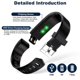 Fitness Activity Tracker,Smart Watch Trackers with Heart Rate Blood Pressure Oxygen LED Touch Screen with Sleep Monitor Step Calories Counter Sedentary Reminder Smartwatch Compatible for IOS Android