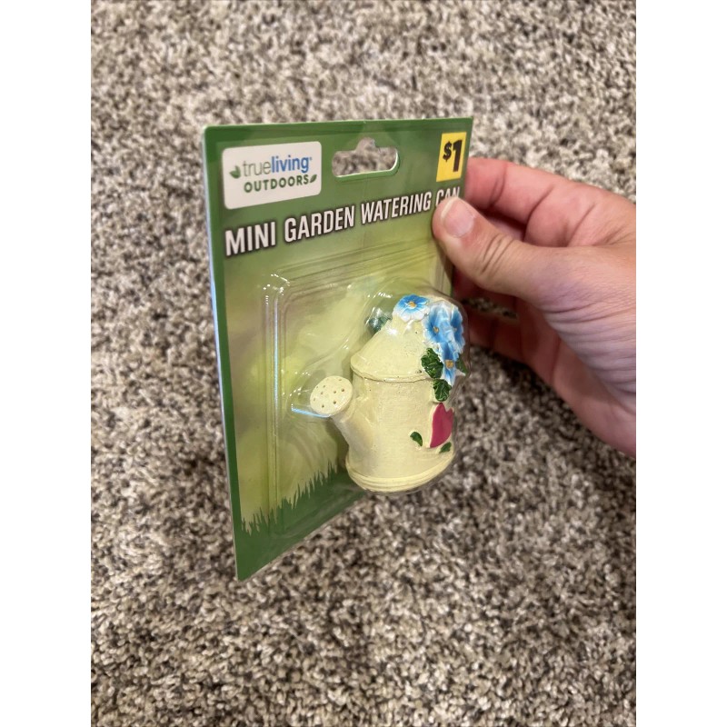 trueliving mini garden watering can In off White Color- NEW