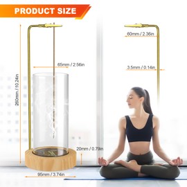 2 Pack Incense Holder, Incense Burner, Insence-Stick Holder Mess-Free Incense Burner Holder, Ideal for Meditation, Yoga, Relaxation, and Home Decor - Anti-Ash Flying (Round Wood Color)