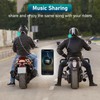 TK-X4SC Motorcycle Bluetooth Headset Up to 6 Riders, 2000m Helmet
