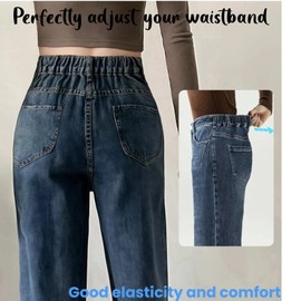 HIQRT Pant Waist Tightener Buttons for Jeans Clips to Tighten Waist Adjuster for Loose Pants Women Men and Children, Pack of 8 (Black)