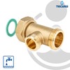 tecuro MS-blank CW617N T-piece, 1 inch male thread x 3/4
