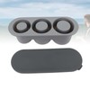 Hollow Cylinder Ice Cube Tray Quick Release Silicone High Low