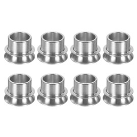 sourcing map 8 Pcs High Misalignment Spacer, 5/8" to 1/2" Standard Ball Width Stainless Steel Rod End Spacers
