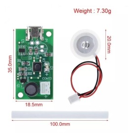 MS Kit Humidificador  Membrana Ultrasonica Diy Proyectos Electr