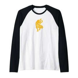 Panther - Gutter Punk Tattoo Style Animal Vintage Florida Raglan Baseball Tee