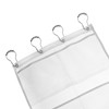 OTOTEC 6 Pockets White Rectangle Shower Hanging Mesh with 4