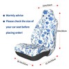 BzcjLyhbZ Blue Floral Car Seat Covers, Automotive Comfort for Most
