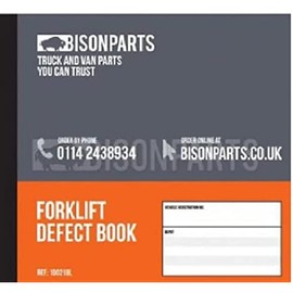 Bison Parts 100218 TachPro Tachograph 50 Pages Forklift Truck Daily Check & Defect Book