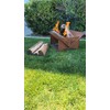 Mont Alpi MAFP Flat Packed Portable Outdoor Fire Pit Square