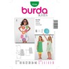 Burda B9544 Dress Sewing Pattern 19 x 13 cm