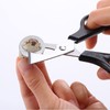 Pack of 4 Quail Egg Scissors, Stainless Steel Quail Egg