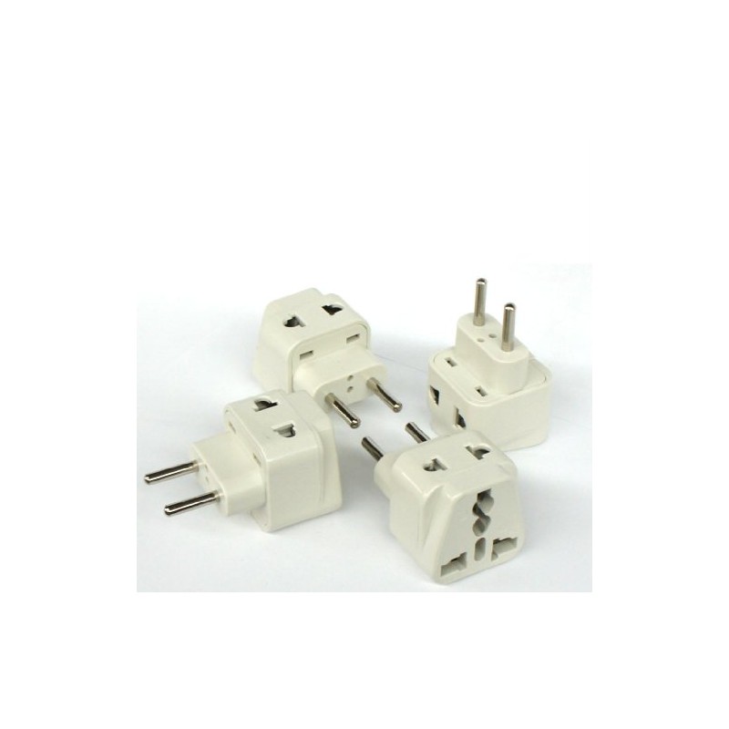 Most Europe, Turkey Universal 2 in 1 Travel Plug Adapter