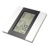 Ausla Aluminiumschale für Digitale Wetteruhr mit Temperatur- und Luftfeuchtigkeitsanzeige für