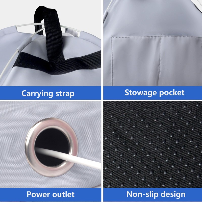 HoYiXi Universal Laptop Sun Shade and Privacy Foldable Shield Working