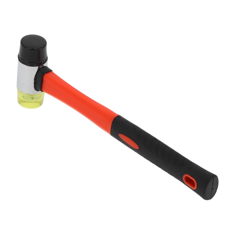 Rubber Mallet Small DoubleFaced Soft Hammer Flooring Installation Fiberglass Handle