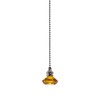 LONGSHENG Ceiling Fan Pull Chain Set - 2 pieces Amber