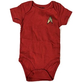 Star Trek Baby Bodysuit Romper Infant Shirt Clothes (12-18 Months, Red)