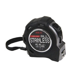 SK11 All Stainless Steel Convex 2.2 ft (5.5 m) 0.7 inch (19 mm) Width JIS1 Grade SSRJ-1955 with Rubber Jacket
