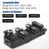 Driver Side Master Power Window Switch Compatible with 2013-2022 Range