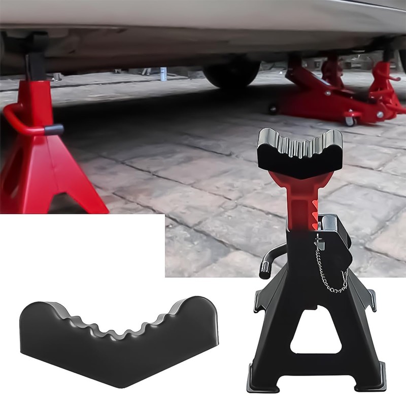 Sarini 2 Pcs Jack Stands Rubber Pad Rubber Buffer Block