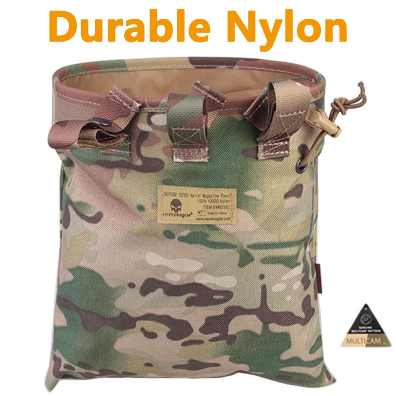 Tactical Molle Dump Collapsible Pouch Drawstring Magazine Dump Pouch Elite