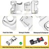 JIPIMON Dog Collar Buckle, Quick Release Stainless Steel Buckle for
