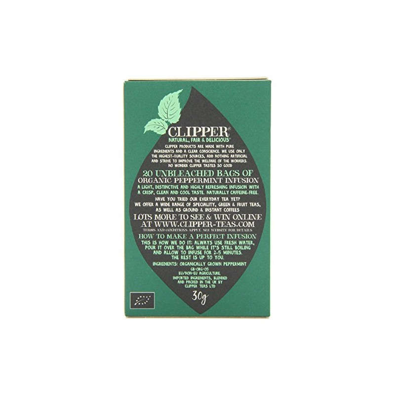- Clipper - Organic Peppermint | 20 Bag | BUNDLE