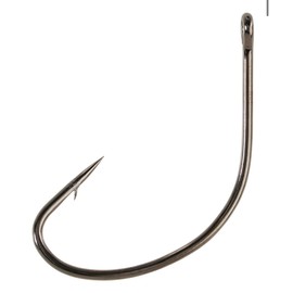 Eagle Claw L141 Kahle Hook Bronze Finish, Offset Life Bait Hooks Sizes 5/0 to 4/0 in 50 and 25 Packs 141 Kahle Hook for Fishing Live Bait (Eagle Claw 141-BR 5/0 25PK)