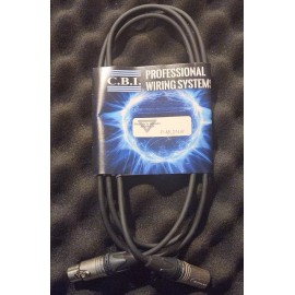 CBI Pro P-ML2N-6' USA Made Microphone Cable - Male XLR to Female XLR, 6 Feet