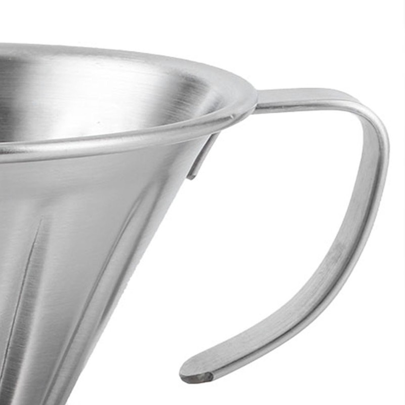 Stainless Steel Pour Over Coffee Dripper Cone Filter Cup Stand