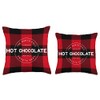 North Pole Sweets Dept Hot Chocolate Christmas Food Logo Throw