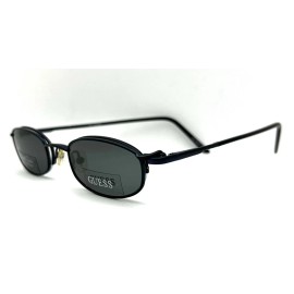 GUESS New Guess Eyeglasses GU 1164 & Polarized Clip Navy 47-19-145 With Generic Case