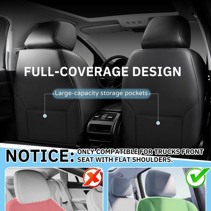 Seat Covers for Toyota 4Runner 2010-2024 SR5 Trail TRD Leather