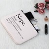 PYOUL Introvert Friend Gift Nope Definition Makeup Bag The Word