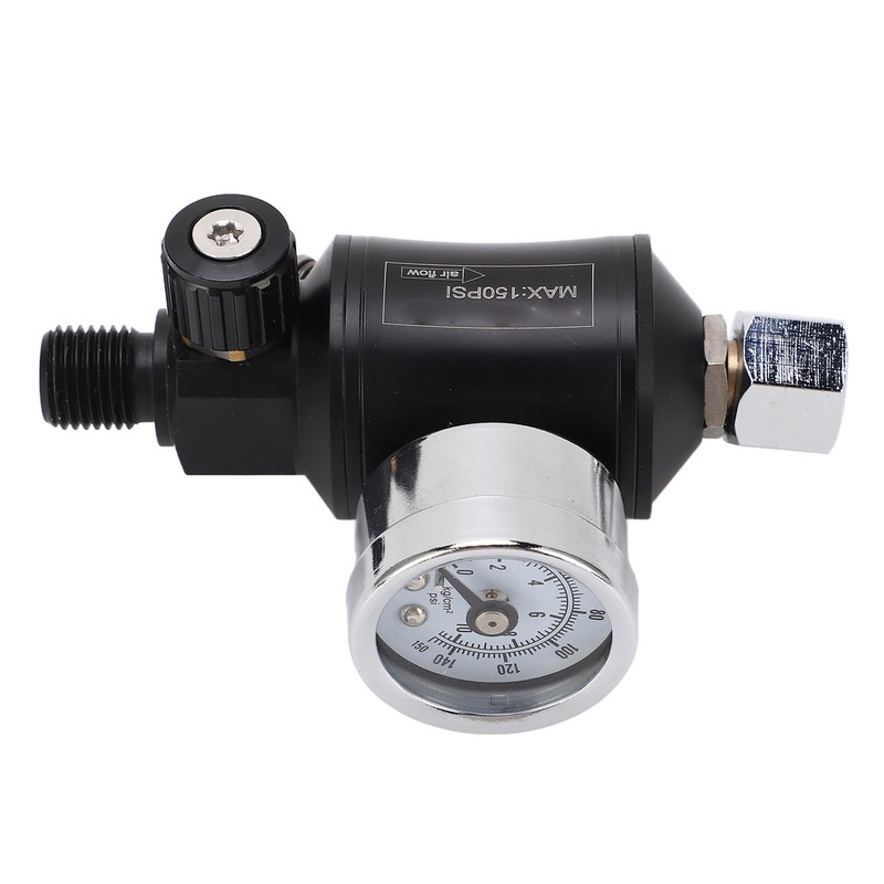 Air Pressure Regulator Filter Pneumatic Adjusting Valve with Gauge for