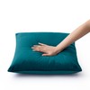 Oxford Homeware Velvet Teal Cushions Cover 45 x 45 (Pack